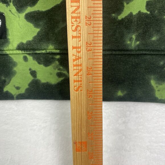 Lurking Class Skull Graphic Sweater Adult Small Green Tie Dye Hoodie Sweatshirt - Picture 8 of 11